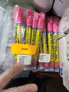 DESCRIPTION: (2) PACKS OF (4) PAINT MARKERS BRAND/MODEL: GRAINGER #3MHA2 INFORMATION: PINK RETAIL$: $38.52 EA QTY: 2