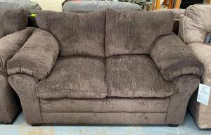 KENNEDY CHOCOLATE LOVESEAT