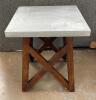 PRIMITIVE STYLE ACCENT TABLE