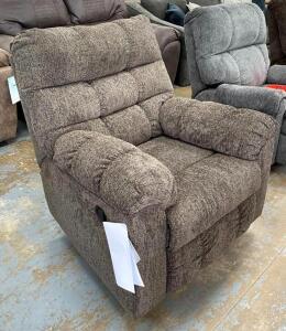 WEDGE ACIEONA SLATE SWIVEL ROCKER RECLINER