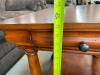 WOODEN COFFEE TABLE WITH DRAWER WITH (2) END TABLES WITH DRAWERS - 11