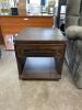WOODEN ACCENT TABLE WITH DRAWER - 2