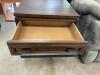 WOODEN ACCENT TABLE WITH DRAWER - 3