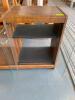 GLASS DOOR WOODEN MEDIA CABINET - 6