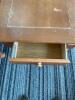 (2) WOODEN END TABLES WITH DRAWERS - 2