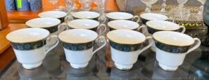 (12) CHINA TEA CUPS