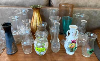 ASSORTED VASES AS SHOWN