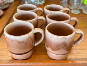 (6) CERAMIC COFFEE MUGS