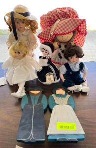 ASSORTED VINTAGE DOLLS AS SHOWN