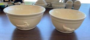 (2) CERMAIC BOWLS