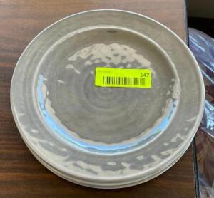 (5) PLASTIC SALAD PLATES