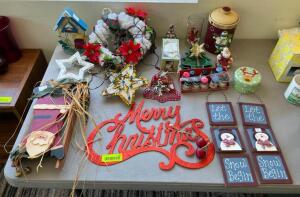 ASSORTED CHRISTMAS DECOR