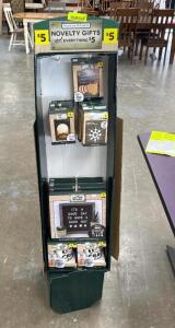 NAME: CARDBOARD DISPLAY STAND (ALL MATERIALS ON STAND ARE INCLUDED)