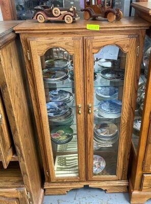 NAME: 28" X 12" X 57" CHINA CABINET