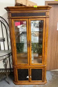 NAME: 36" X 16" X 63" CHINA CABINET