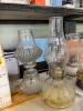 NAME: ASSORTED KEROSENE LAMPS AS SHOWN - 4