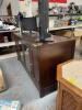 NAME: DARK BROWN 58" X 22" X 30" WOOD ENTERTAINMENT CABINET - 4