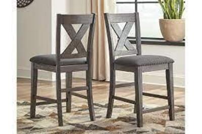 NAME: NEW (SET OF 2)ASHLEY DESIGN Caitbrook Counter Height Bar Stool