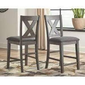 NAME: NEW (SET OF 2)ASHLEY DESIGN Caitbrook Counter Height Bar Stool