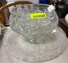 NAME: GLASS PUNCH-BOWL SET - 3