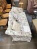 NAME: FLOWER DESIGN SOFA / LIGHTLY USED - 2