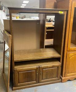 NAME: 41" X 19" X 64" ENTERTAINMENT CABINET