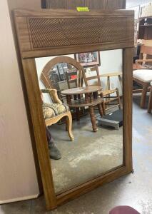 NAME: 28" X 47" WOOD FRAME MIRROR