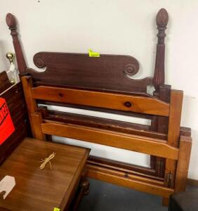 (2) TWIN SIZE HEADBOARDS AND FOOTBOARDS