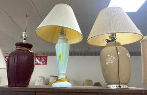 (3) TABLE LAMPS