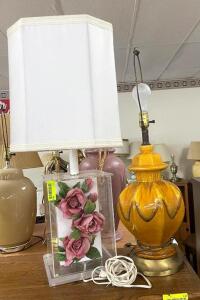 (2) TABLE LAMPS