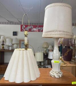 (2) TABLE LAMPS