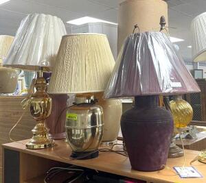 (6) TABLE LAMPS