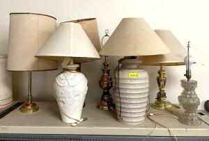 (7) TABLE LAMPS