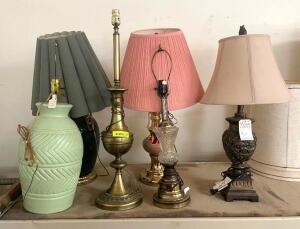 (6) TABLE LAMPS