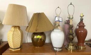 (7) TABLE LAMPS