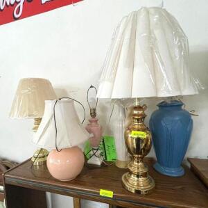 (6) TABLE LAMPS