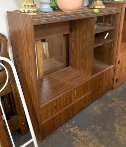 WOODEN MEDIA CONSOLE