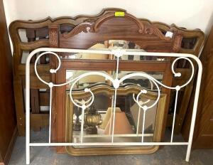 ASSORTED HEADBOARDS AND MIRRORS