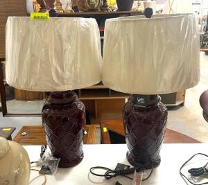 (2) TABLE LAMPS