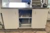 DESCRIPTION: 56" X 36" COMMERCIAL COUNTER W/ STAINLESS TOP SIZE: 56" X 36" LOCATION: STORE FRONT QTY: 1 - 2