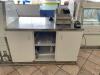 DESCRIPTION: 56" X 36" COMMERCIAL COUNTER W/ STAINLESS TOP SIZE: 56" X 36" LOCATION: STORE FRONT QTY: 1 - 3