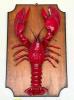 DESCRIPTION: NAUTICAL SEAFOOD RED LOBSTER LARGE WALL PLAQUE SCULPTURE SIZE: 24" X 36" LOCATION: STORE FRONT QTY: 1
