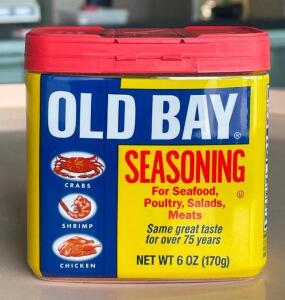 DESCRIPTION: (5) - 6 OZ. CANS OF OLD BAY SEASONING LOCATION: FRONT QTY: 5