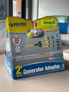 DESCRIPTION: VOLTEC 2' GENERATOR ADAPTER LOCATION: FRONT QTY: 1