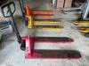 DESCRIPTION: 2 TON CAPACITY PALLET JACK INFORMATION: RED. IN WORKING ORDER LOCATION: WAREHOUSE QTY: 1