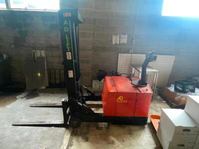 DESCRIPTION: 2700 LB. CAPACITY ELECTRIC WALK BEHIND FORK LIFT / PALLET JACK BRAND/MODEL: LIFT TRUCK 80WBTL-S INFORMATION: COMES W/ CHARGER LOCATION: W