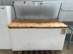DESCRIPTION: 60" CHEST FREEZER. INFORMATION: NOT WORKING LOCATION: WAREHOUSE QTY: 1