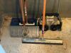 DESCRIPTION: SMALL GROUP OF ASSORTED SHOP SHOVELS AND HAND TRUCK SIZE: SOLD AS SET. LOCATION: WAREHOUSE QTY: 1 - 3