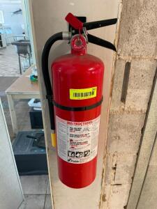 DESCRIPTION: DRY CHEMICAL FIRE EXTINGUISHER LOCATION: WAREHOUSE QTY: 1