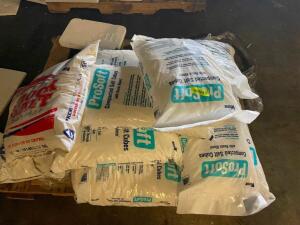 DESCRIPTION: (8) ASSORTED BAGS OF WATER SOFTENER PELLETS LOCATION: WAREHOUSE QTY: 1